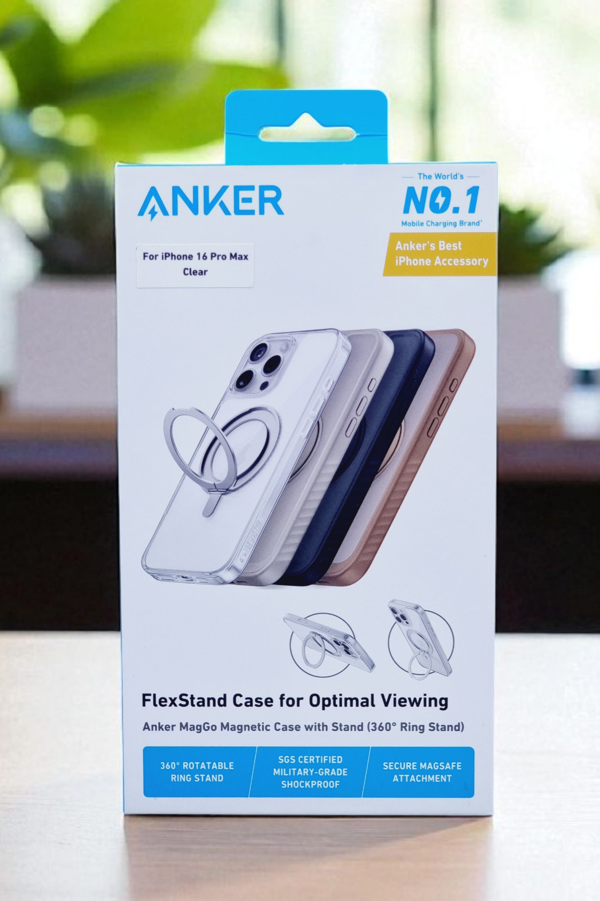 ANKER IPHONE 16 PRO MAX MAGNETIC WITH RING STAND CASE